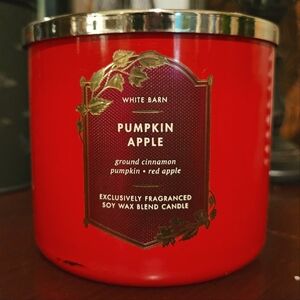 Bath & Body Works Pumpkin Apple 3-wick Candle